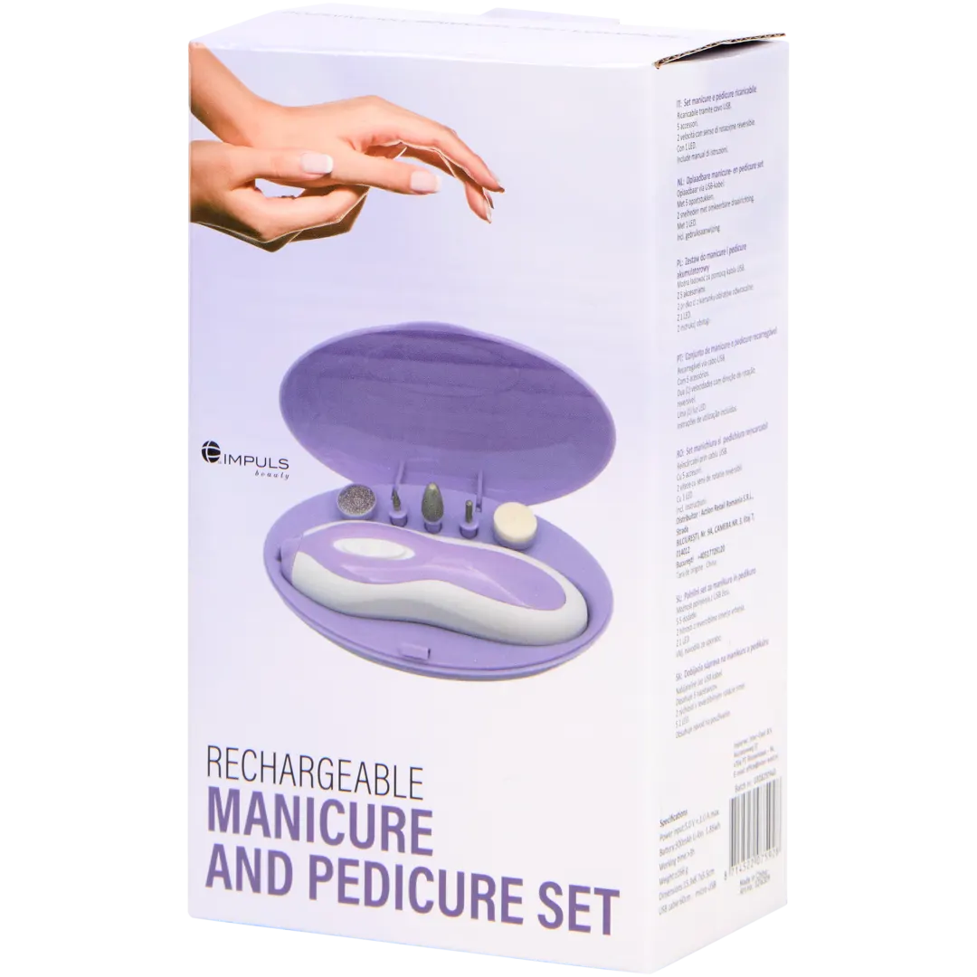 Impuls elektrische manicure- & pedicureset