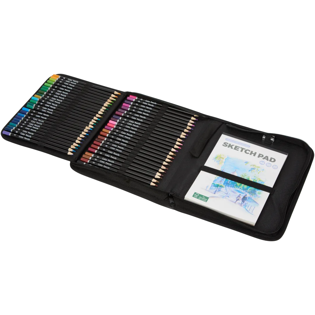 Zeichenset in Mäppchen