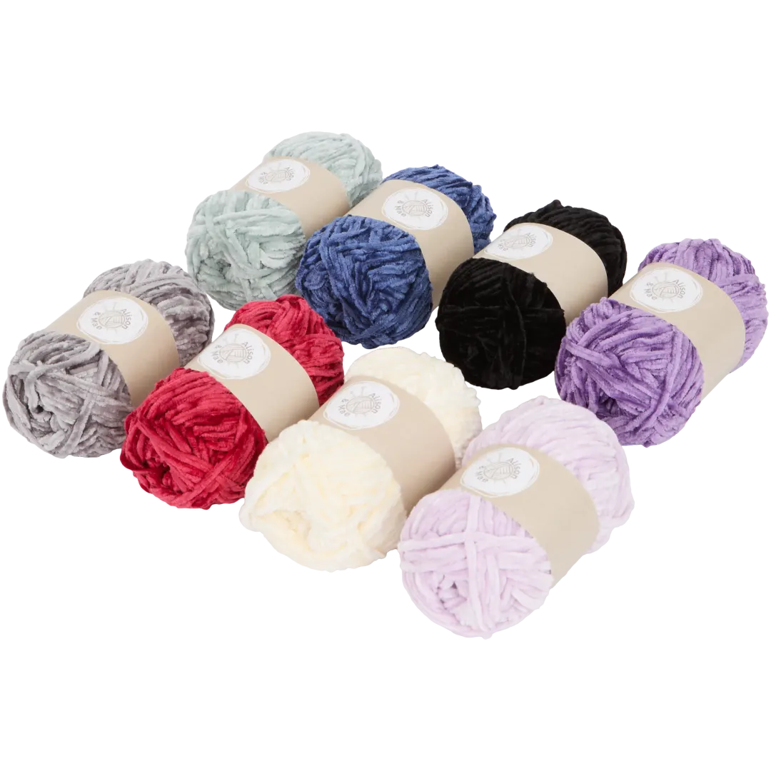 Alison & Mae XL-Chenillegarn-Set 1