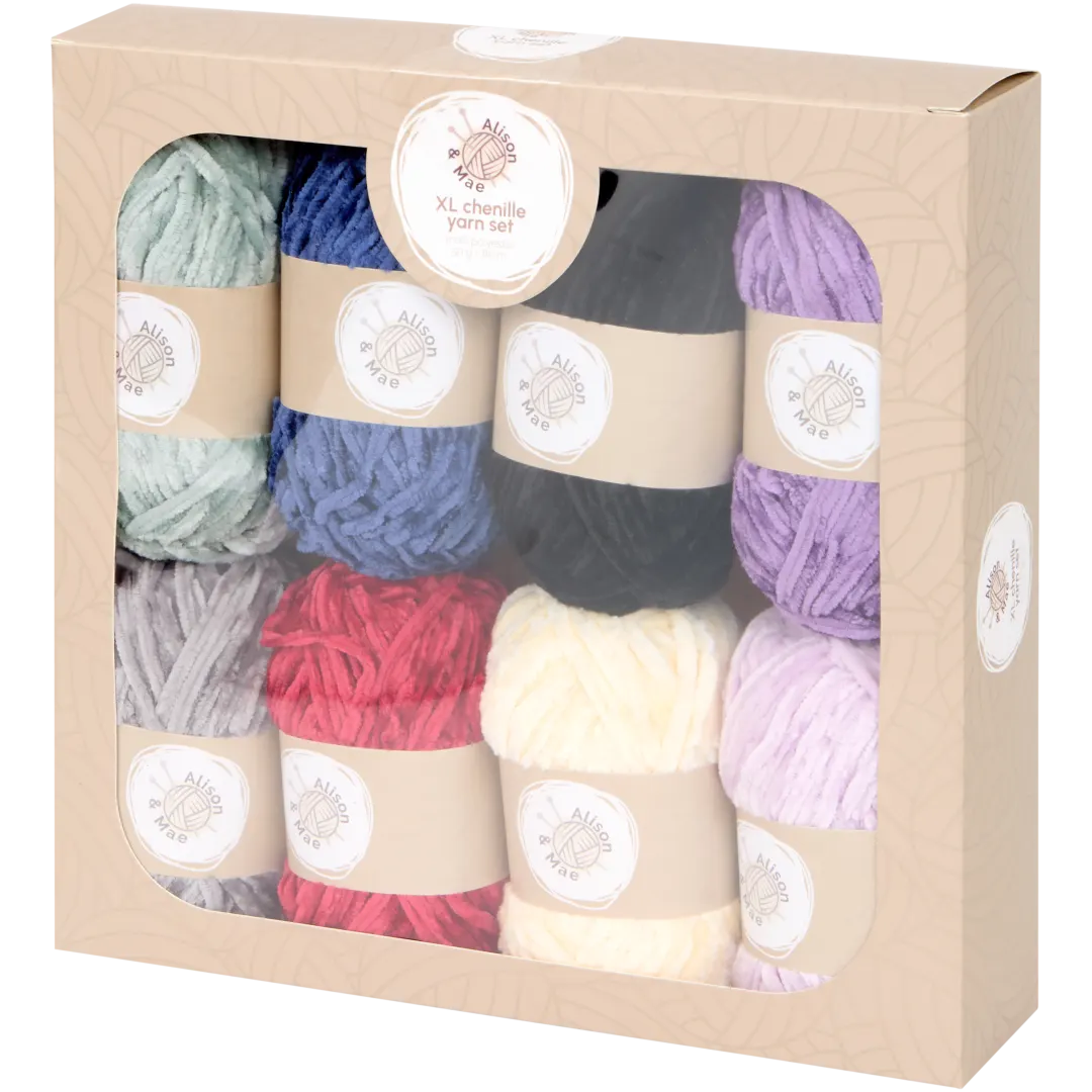 Alison & Mae XL-Chenillegarn-Set 2