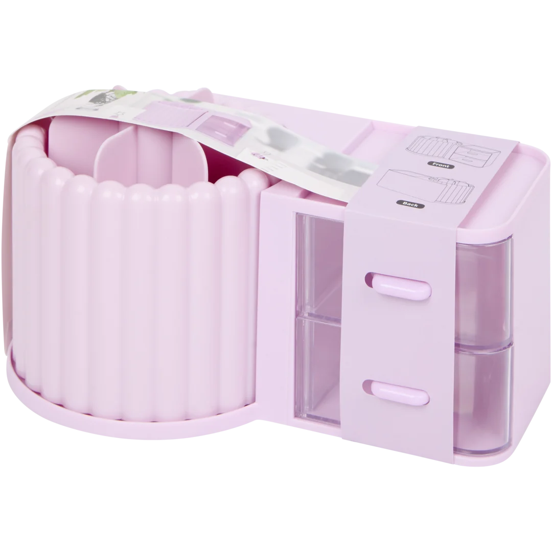 Organizador com suporte para canetas