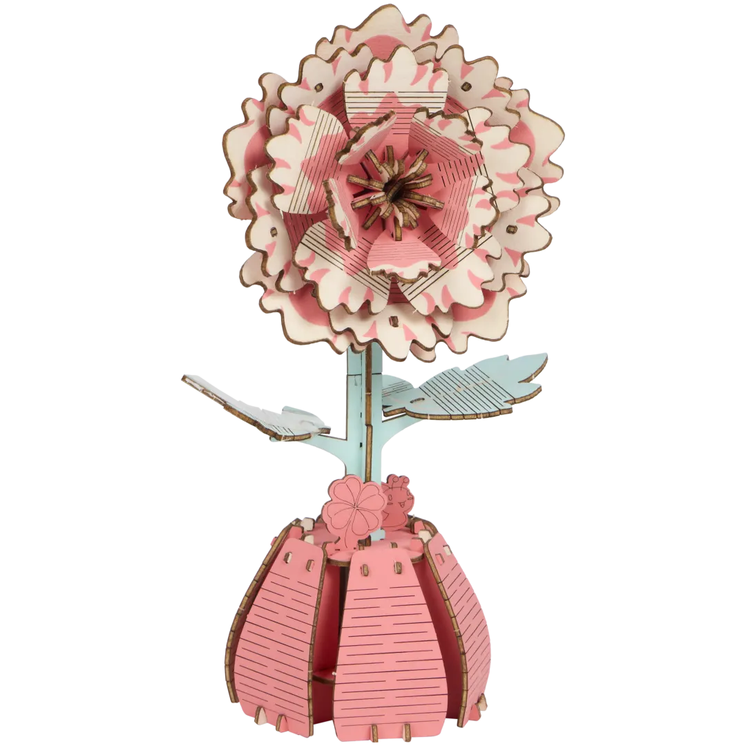 DIY-Holzblumenpuzzle
