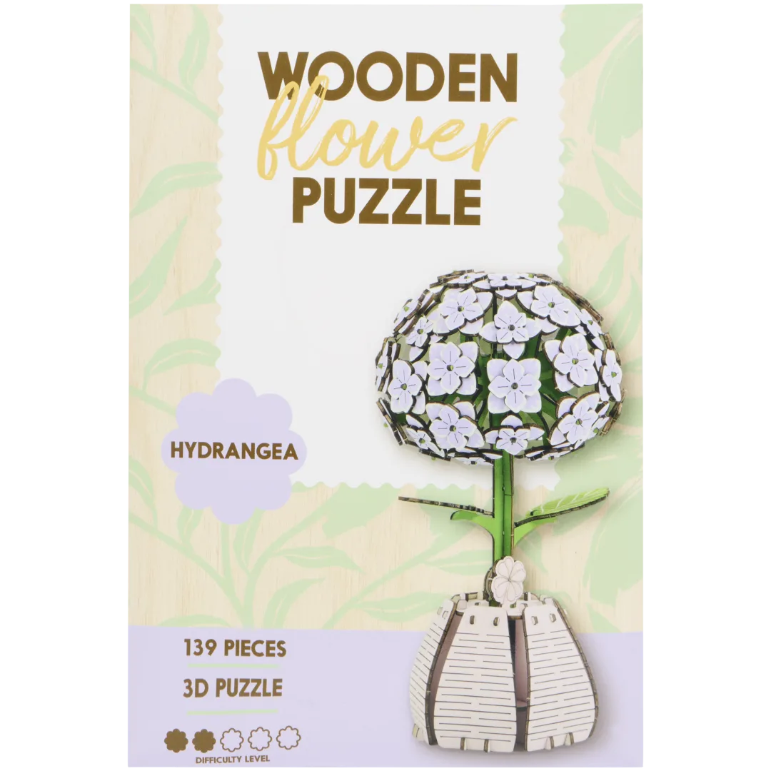 DIY-Holzblumenpuzzle