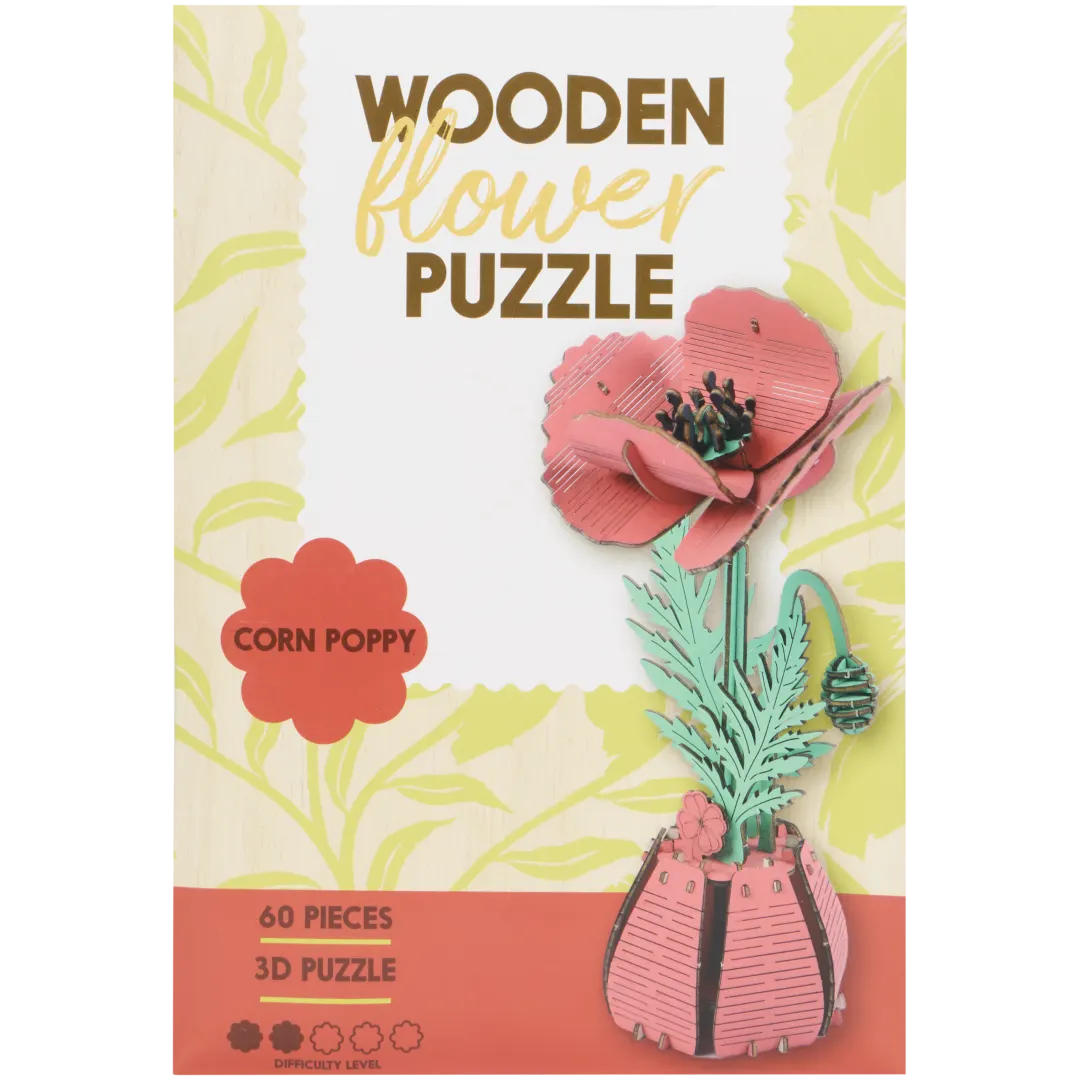 DIY-Holzblumenpuzzle