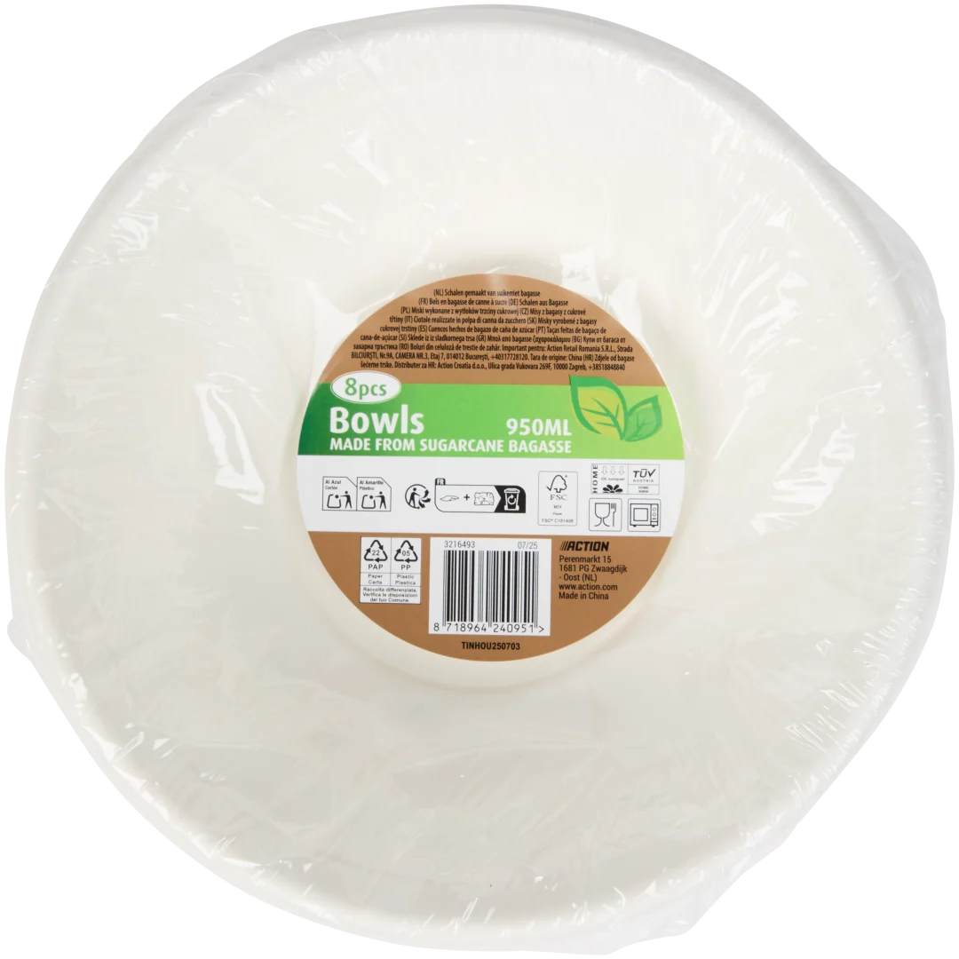 Servírovacie misky z cukrovej trstiny 2