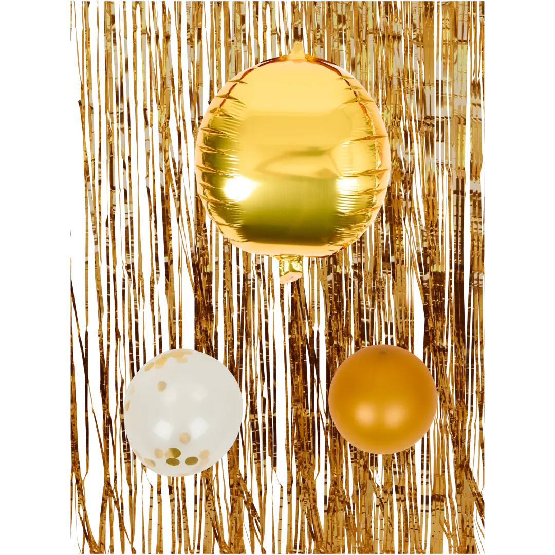 Partyset mit Luftballons und Girlanden