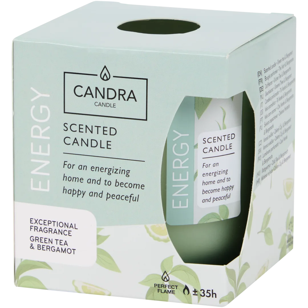 Candela profumata in confezione regalo Candra