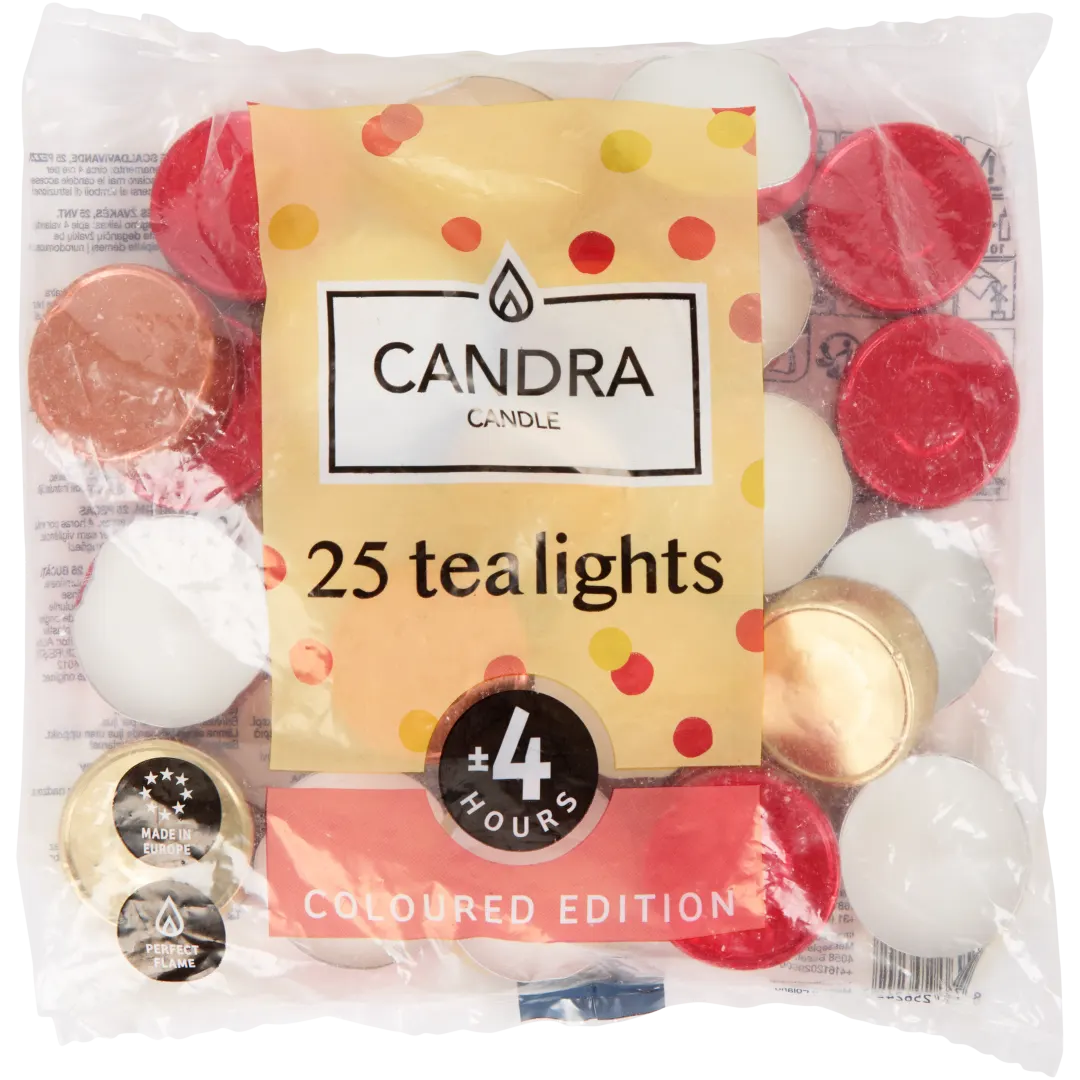 Candra Bunte Teelichter