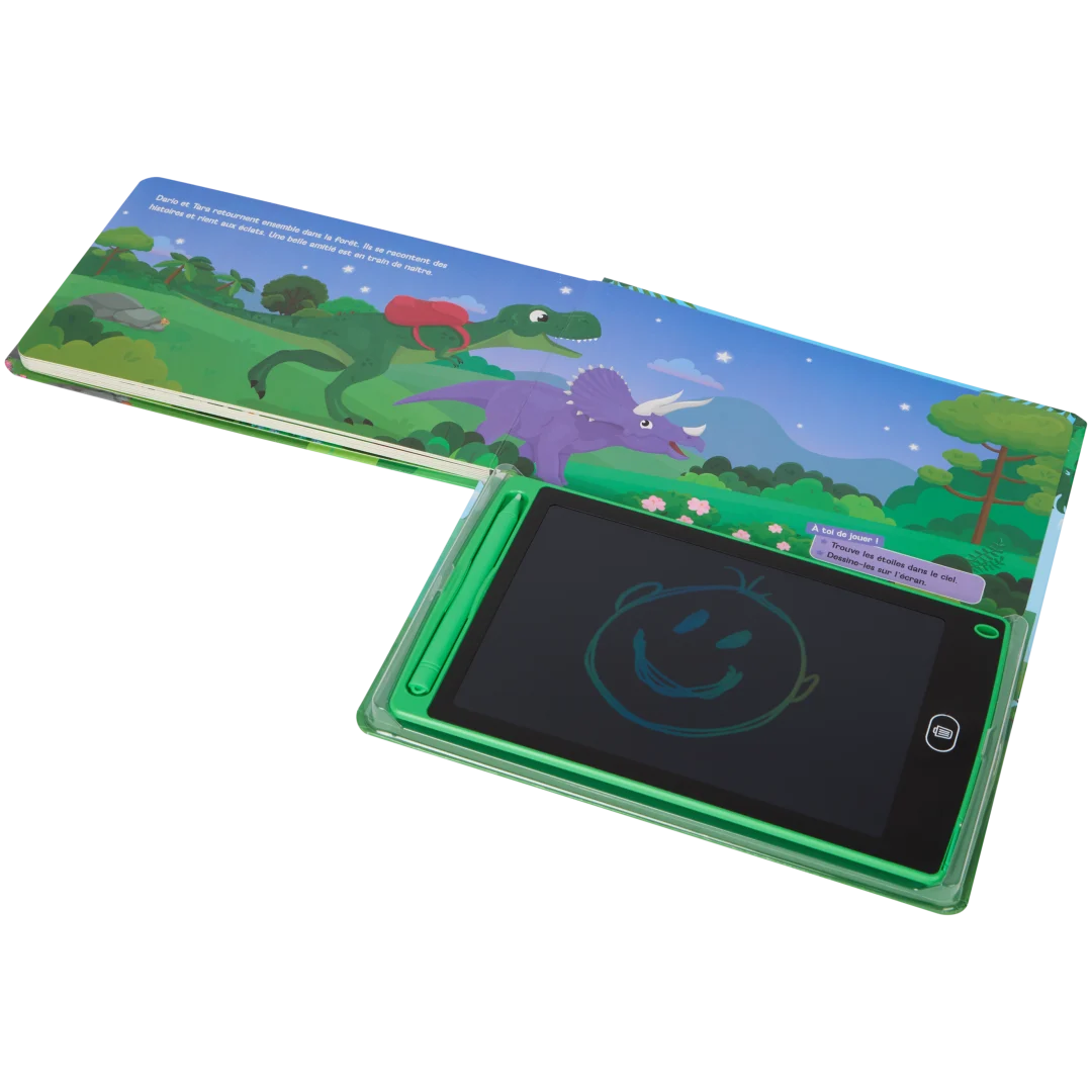 Livre pour enfants interactif avec tablette à dessin 2