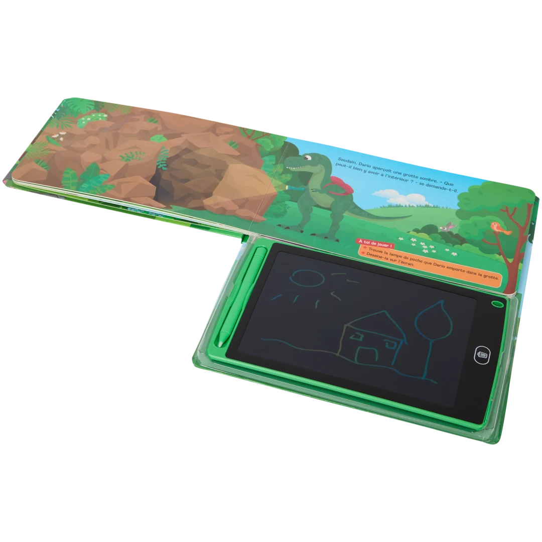 Livre pour enfants interactif avec tablette à dessin 2