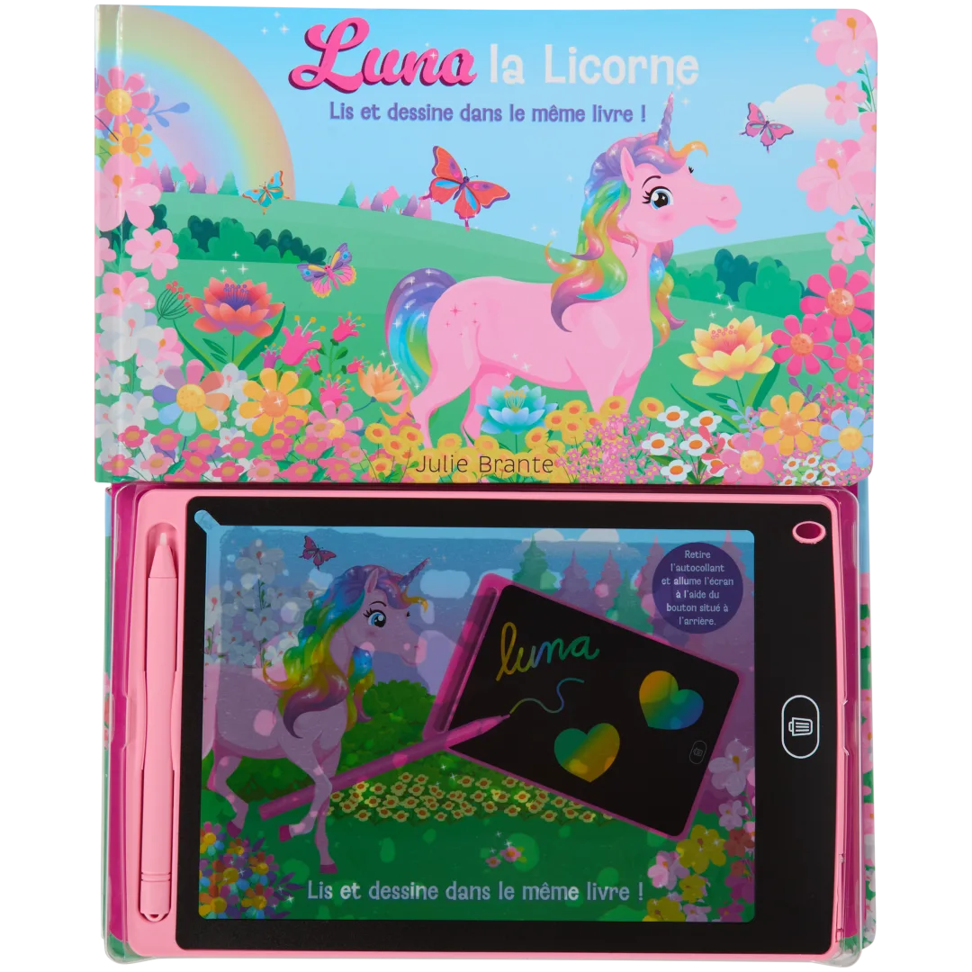 Livre pour enfants interactif avec tablette à dessin 3