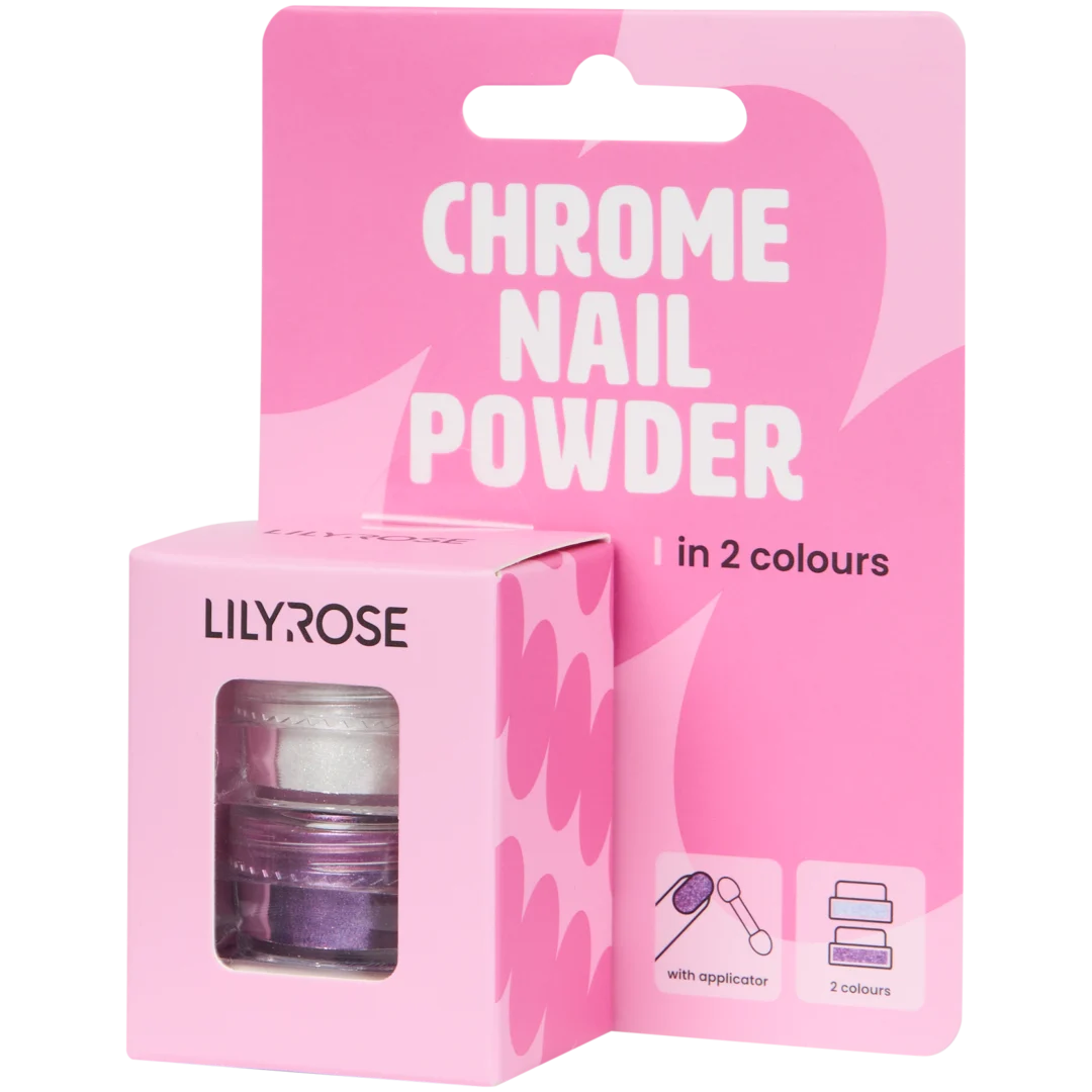 Pó cromado para unhas LilyRose
