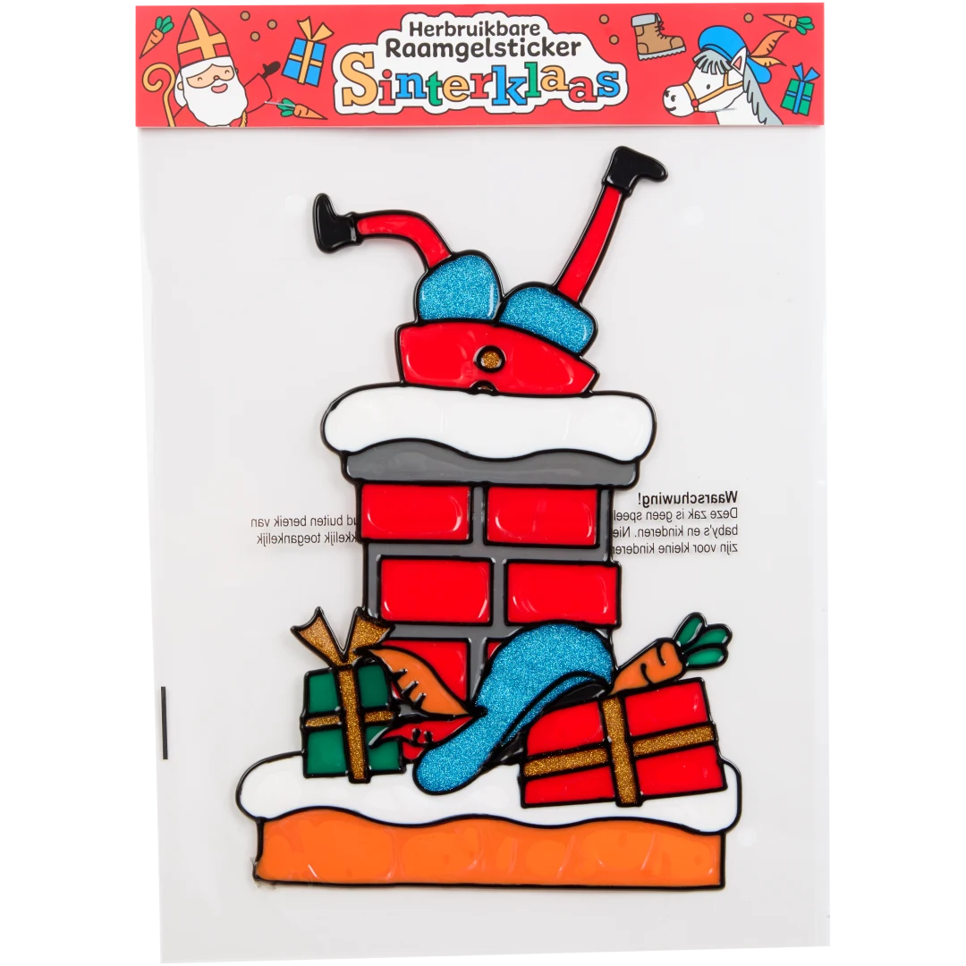 Sinterklaas raamsticker