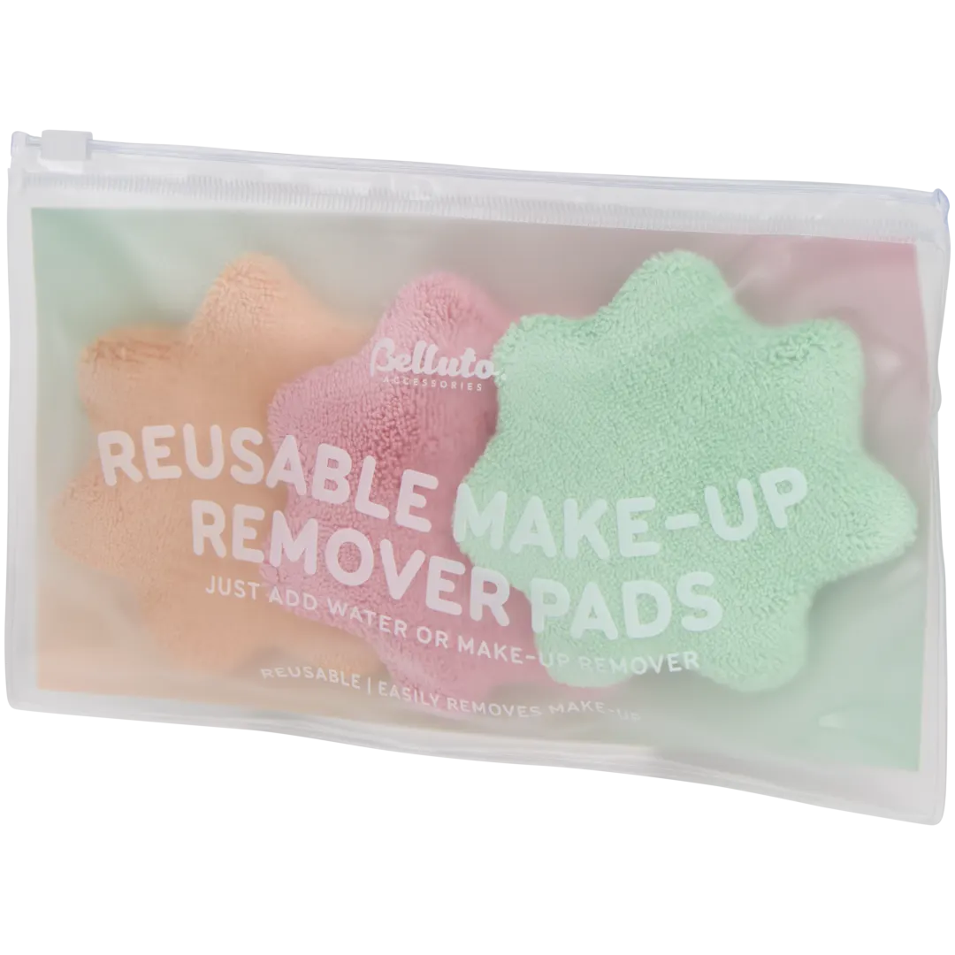 Belluto Accessories herbruikbare make-up remover pads