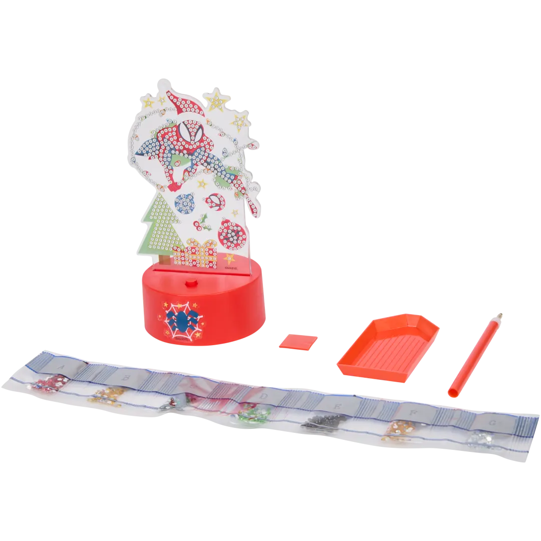 Lámpara navideña de pintura con diamantes 2