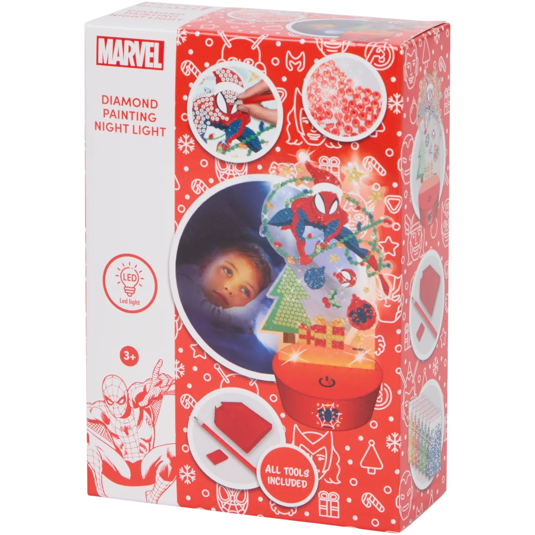 Lámpara navideña de pintura con diamantes 1