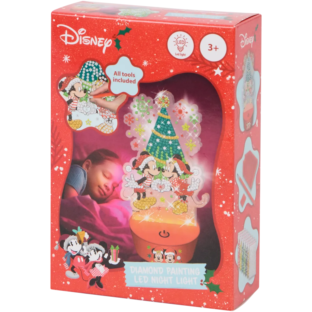 Lámpara navideña de pintura con diamantes 4