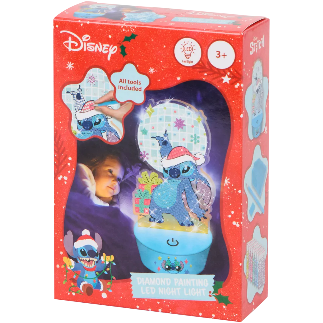 Lámpara navideña de pintura con diamantes 5