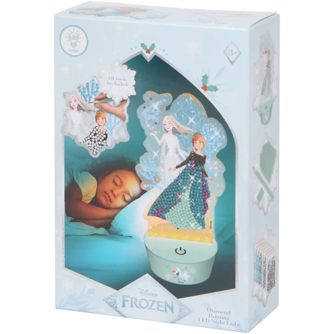 Lámpara navideña de pintura con diamantes 3