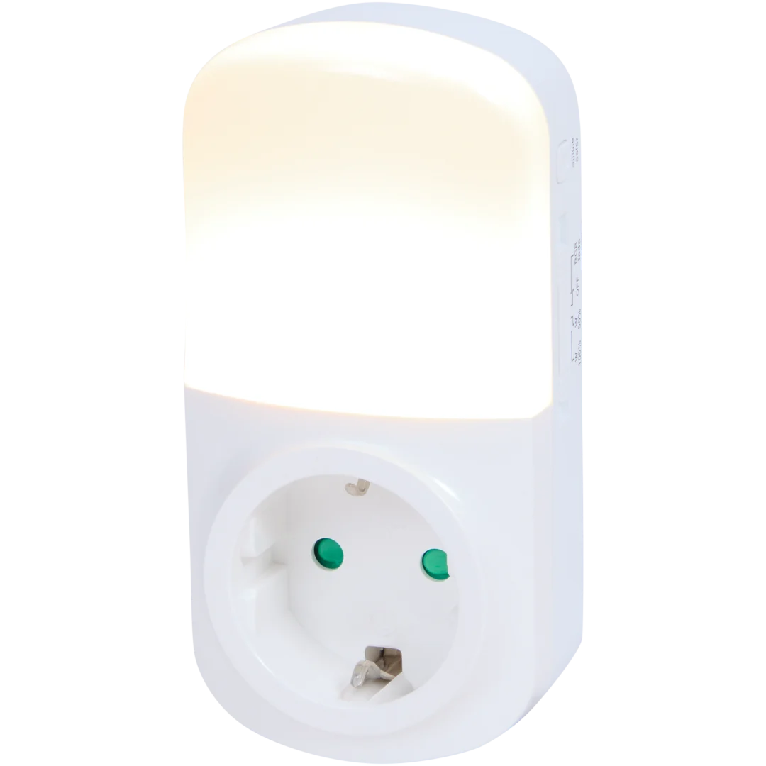 Adattatore spina con luce notturna