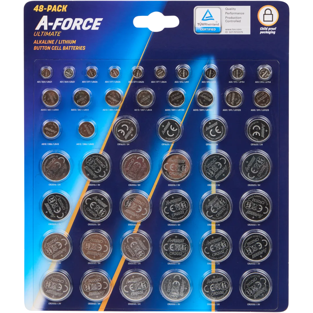 A-Force knoopcelbatterijen
