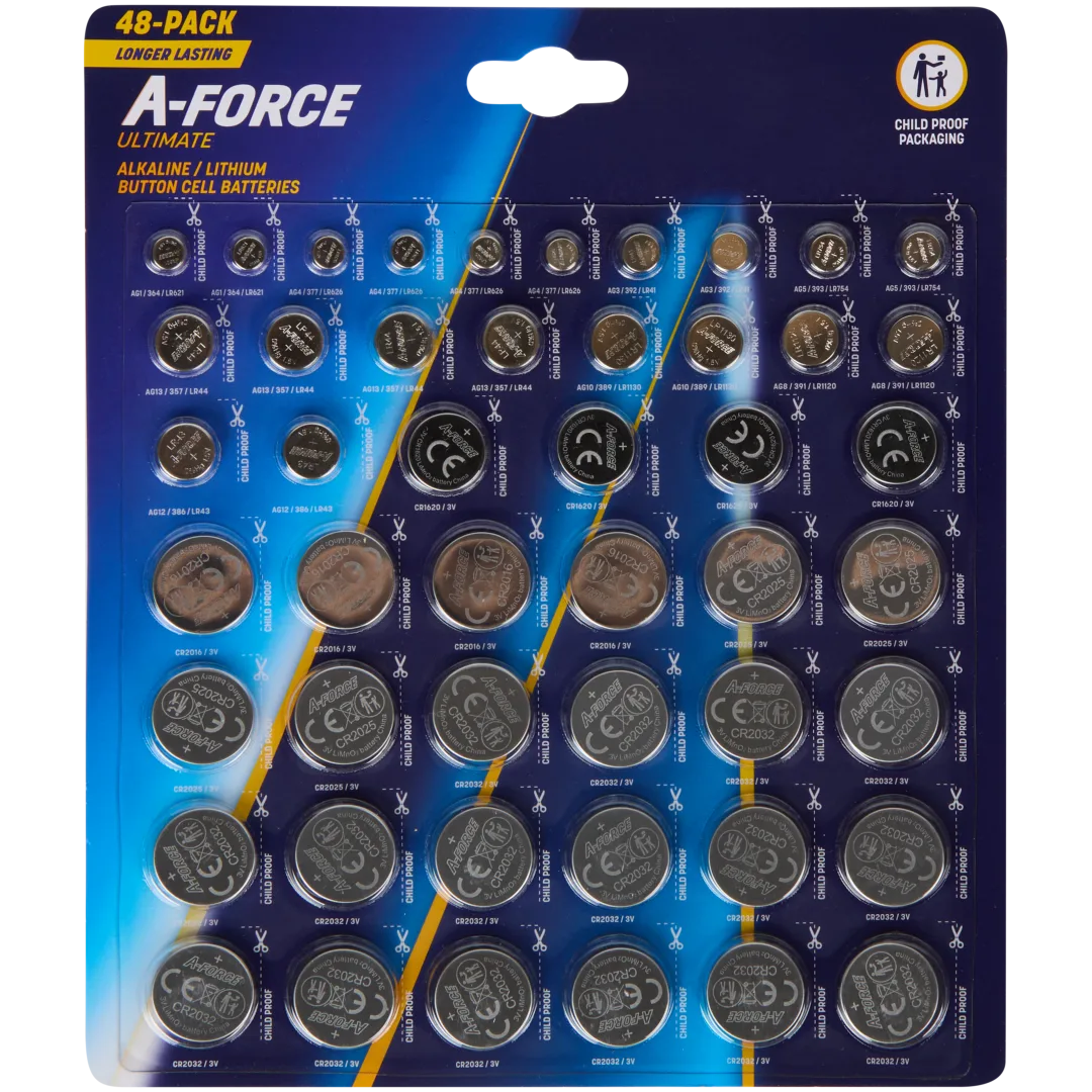 Piles boutons A-Force