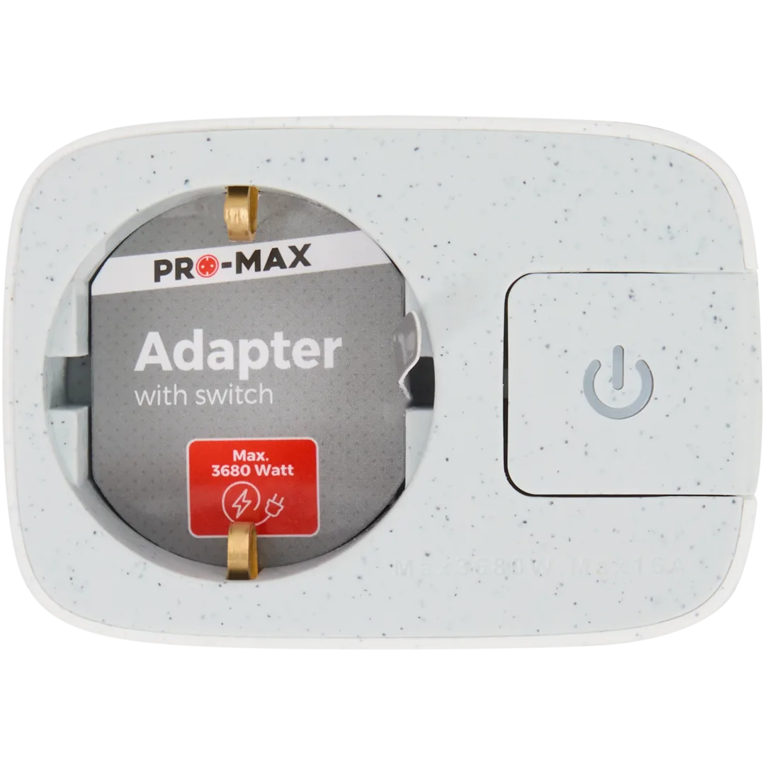 Pro-max stekker met schakelaar