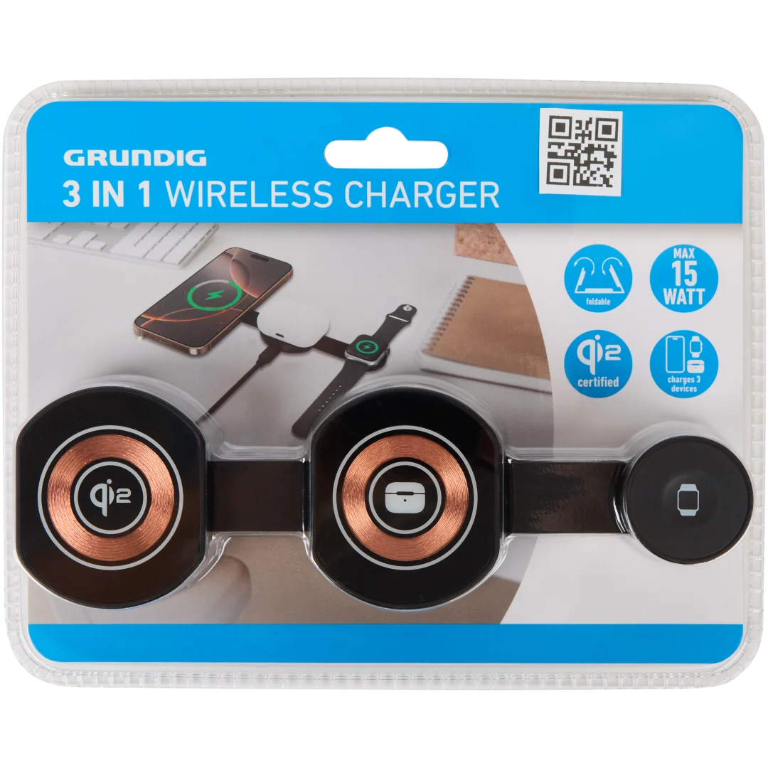 Încărcător wireless 3-în-1 Grundig