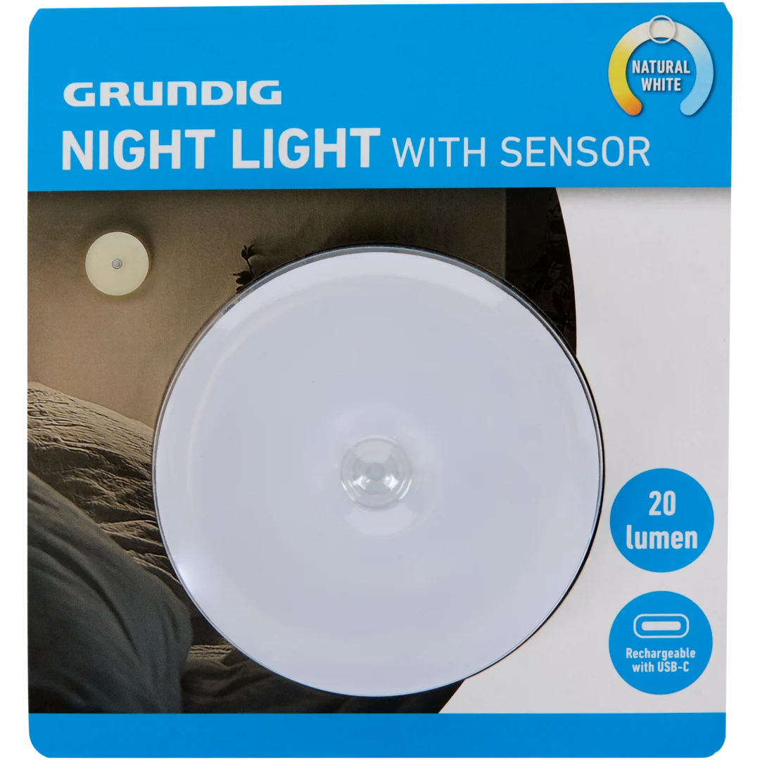 Grundig nachtlampje met sensor