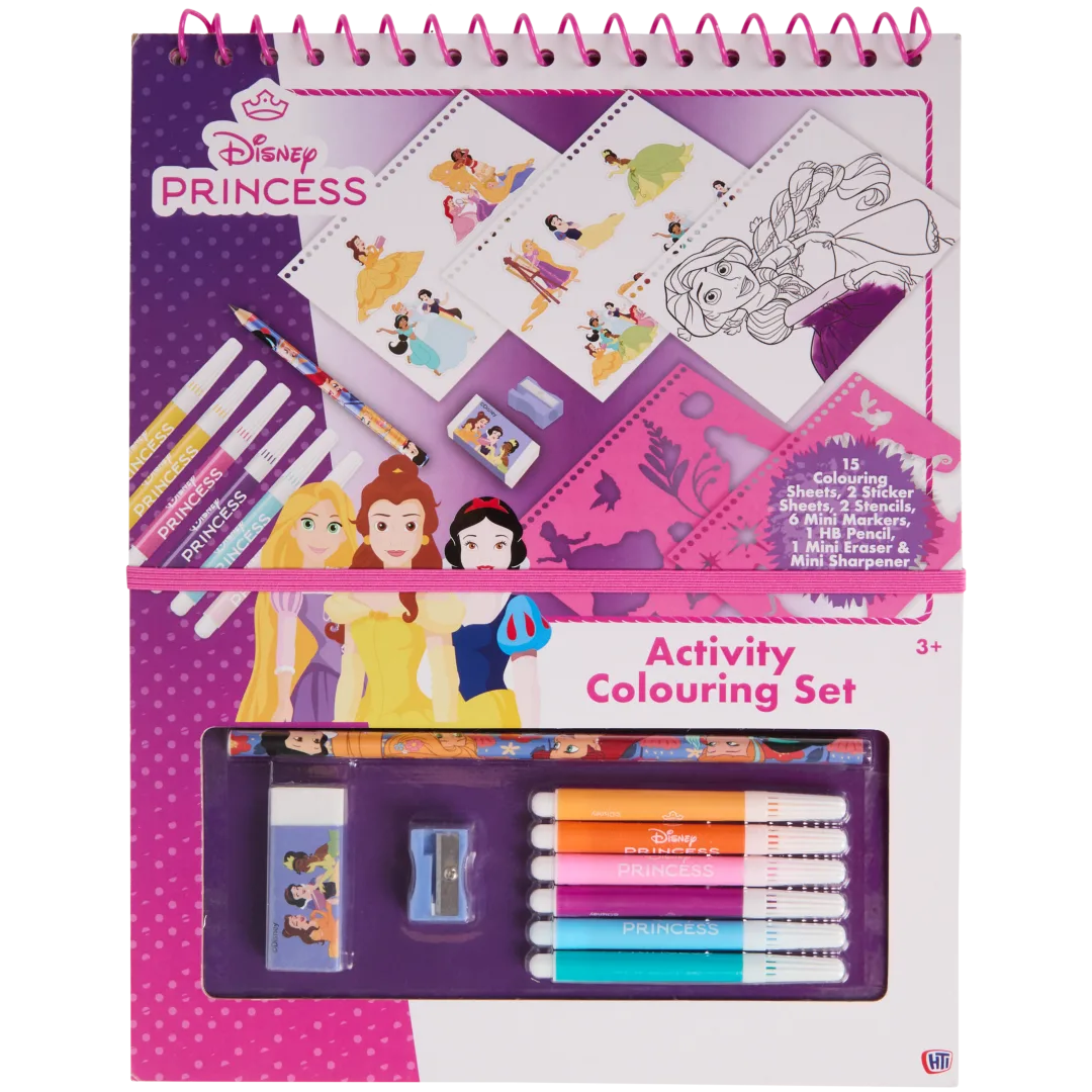 Conjunto de atividades coloridas