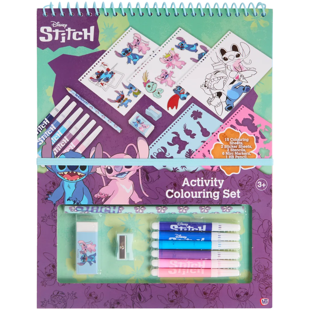 Conjunto de atividades coloridas