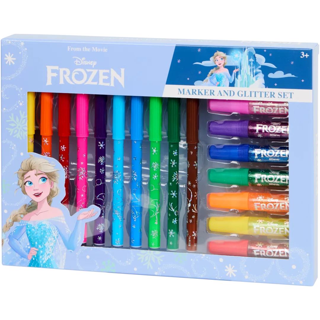 Stiften en glitterlijm