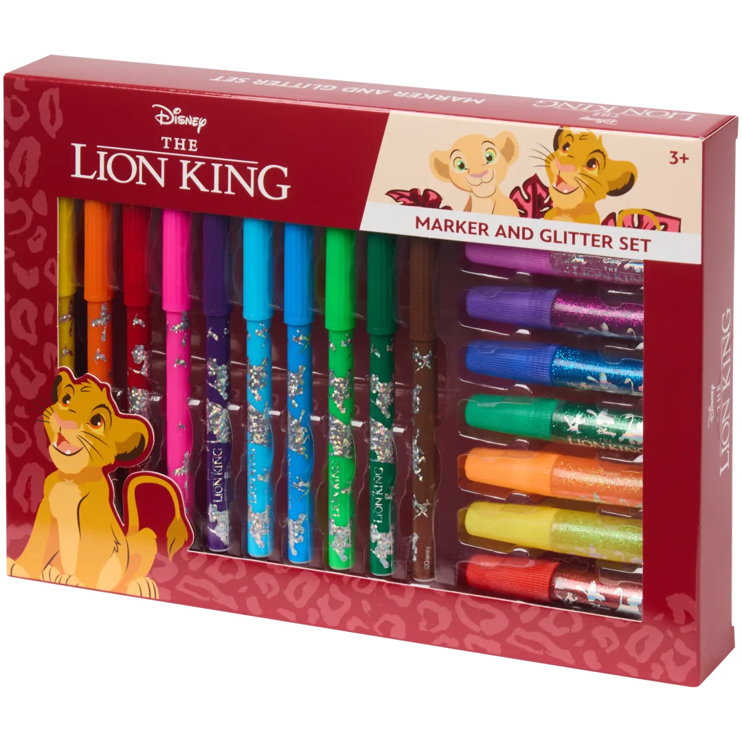 Stiften en glitterlijm