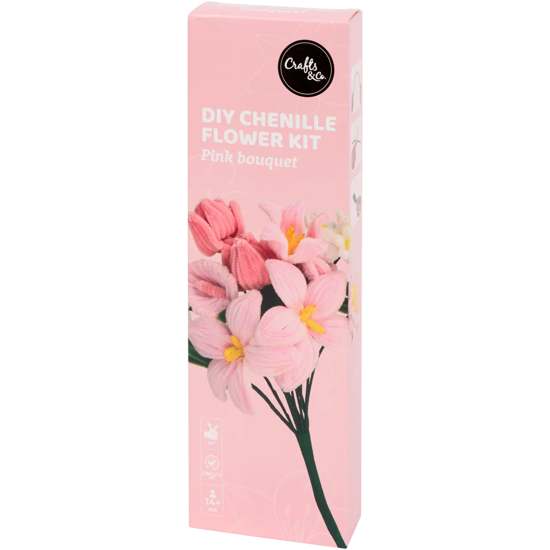 Crafts & Co DIY-Set Chenille-Blumen 1