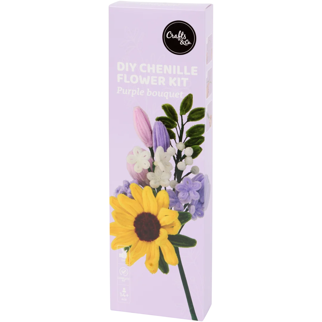 Crafts & Co DIY-Set Chenille-Blumen 3