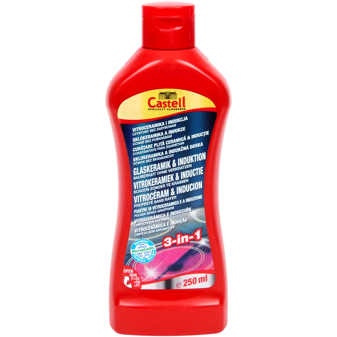 Čistič na sklokeramické a indukčné varné dosky Castell 1