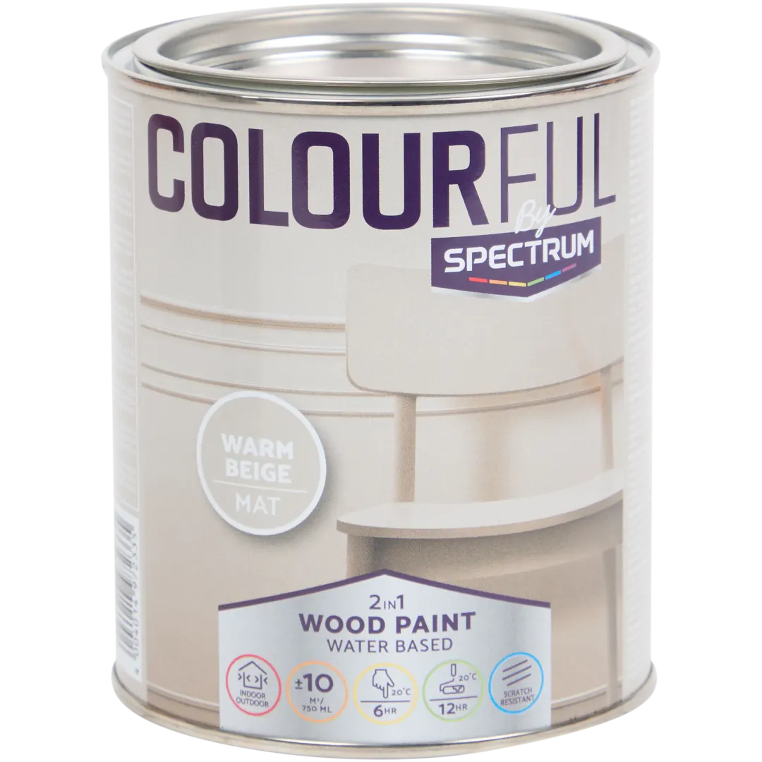 Peinture pour meubles 2-en-1 Spectrum Colourful Beige 1