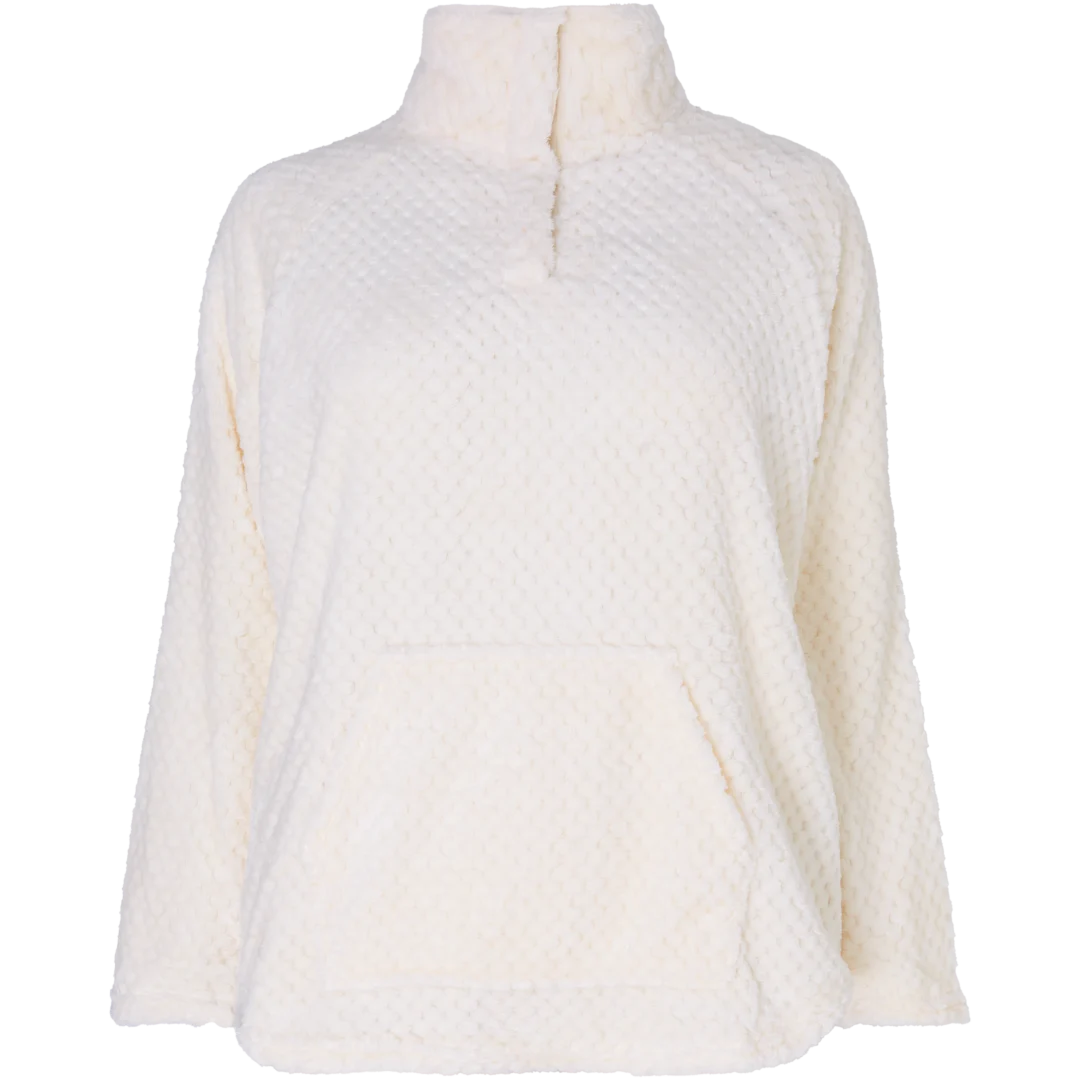 Fleecetrui met rits 2