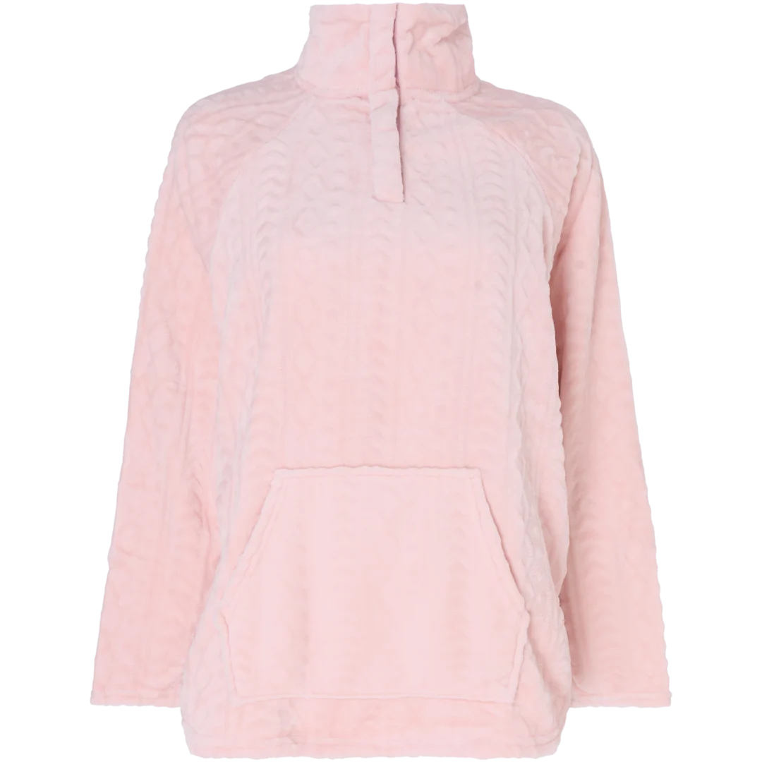 Fleecetrui met rits 1