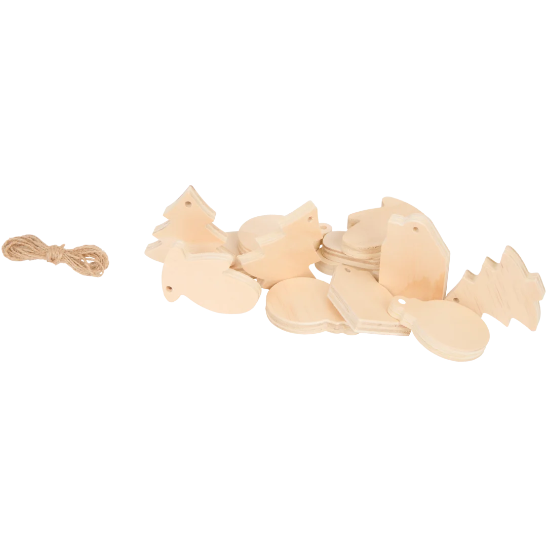 Hobby Flora houten kersthanger 1