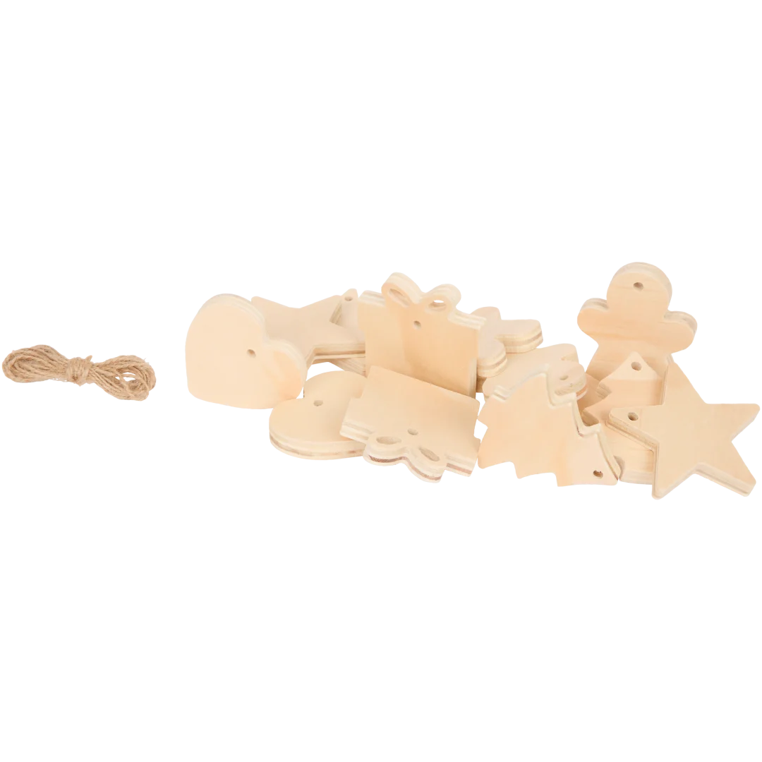 Hobby Flora houten kersthanger 2