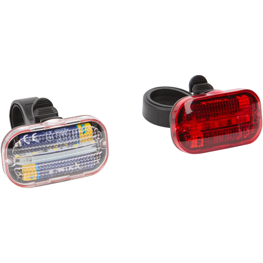 Set luci per bici anteriore/posteriore