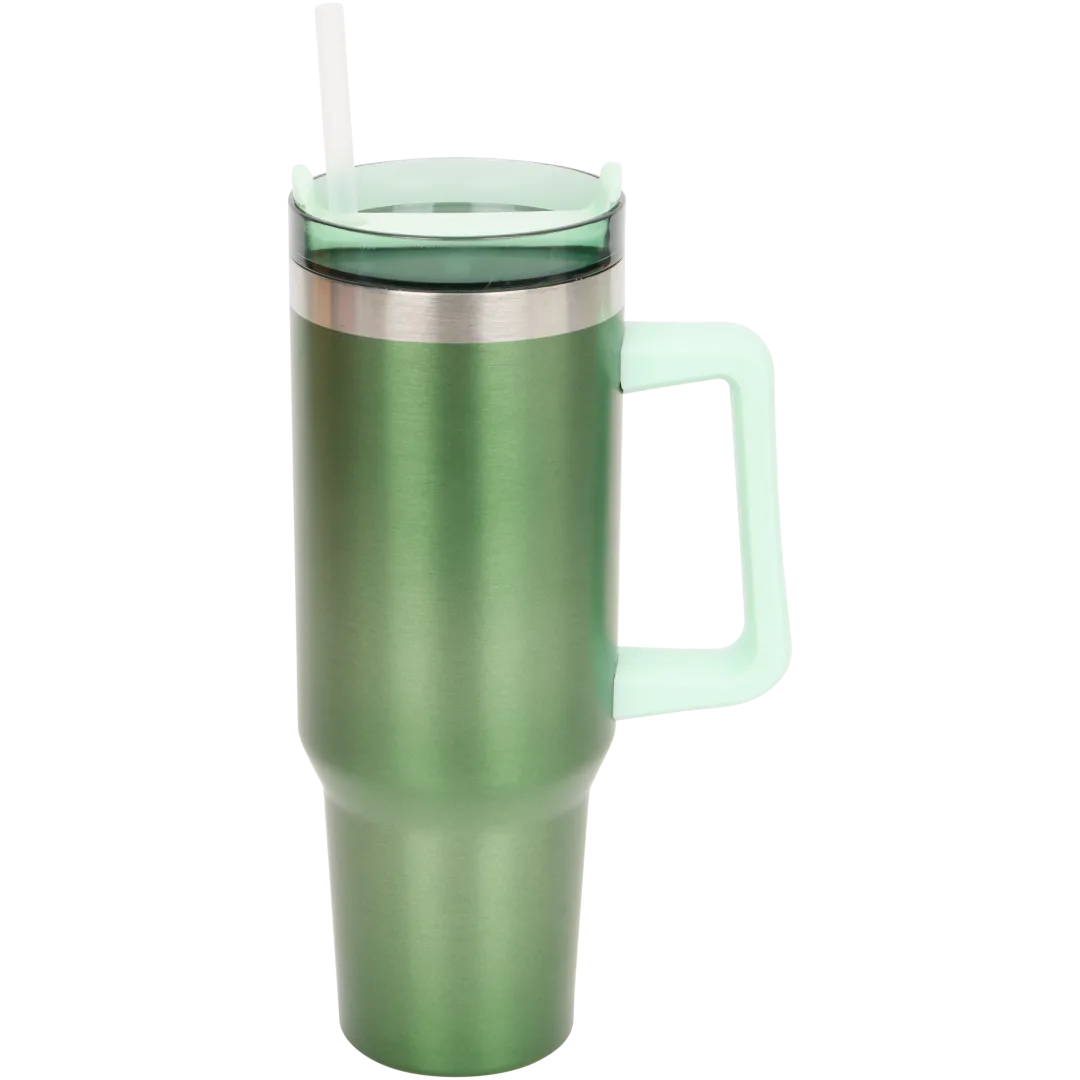 Gourde isotherme avec paille