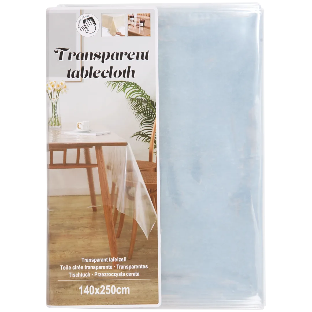 Transparant tafelzeil