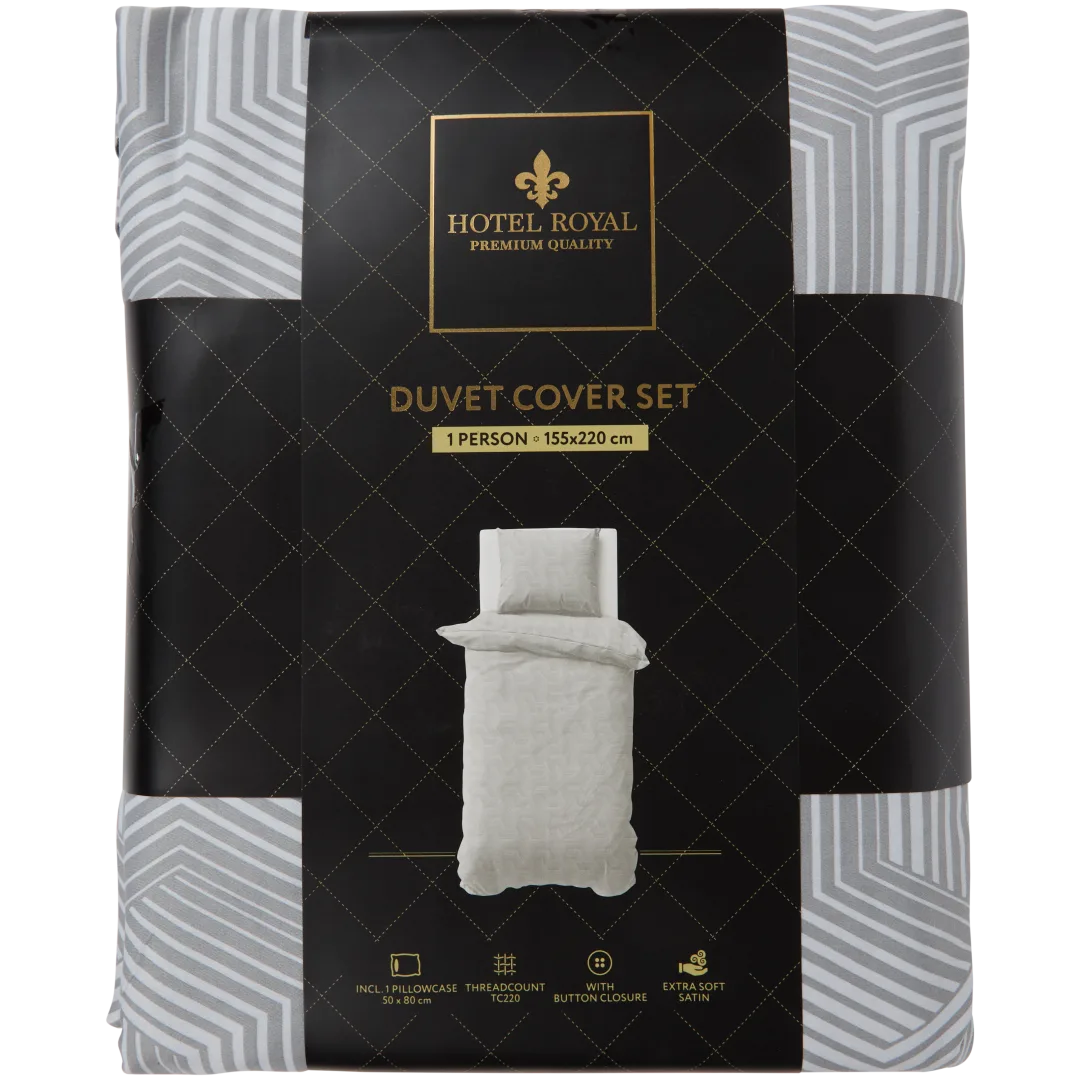 Copripiumino in satin Hotel Royal