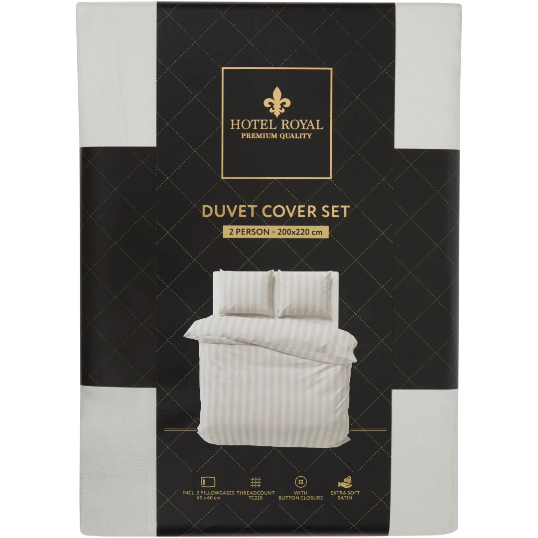 Parure de lit en satin Hotel Royal 5
