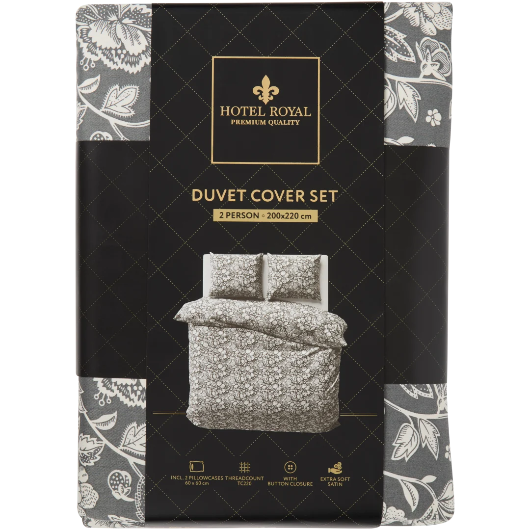 Parure de lit en satin Hotel Royal 1