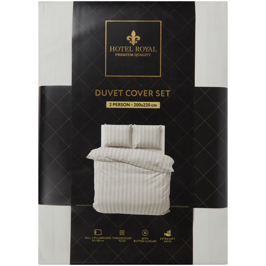 Copripiumino in satin Hotel Royal