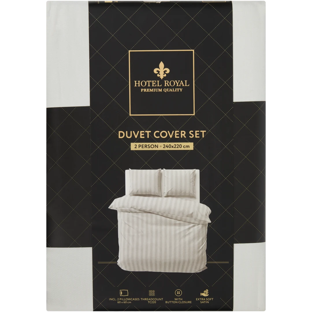 Parure de lit en satin Hotel Royal 5