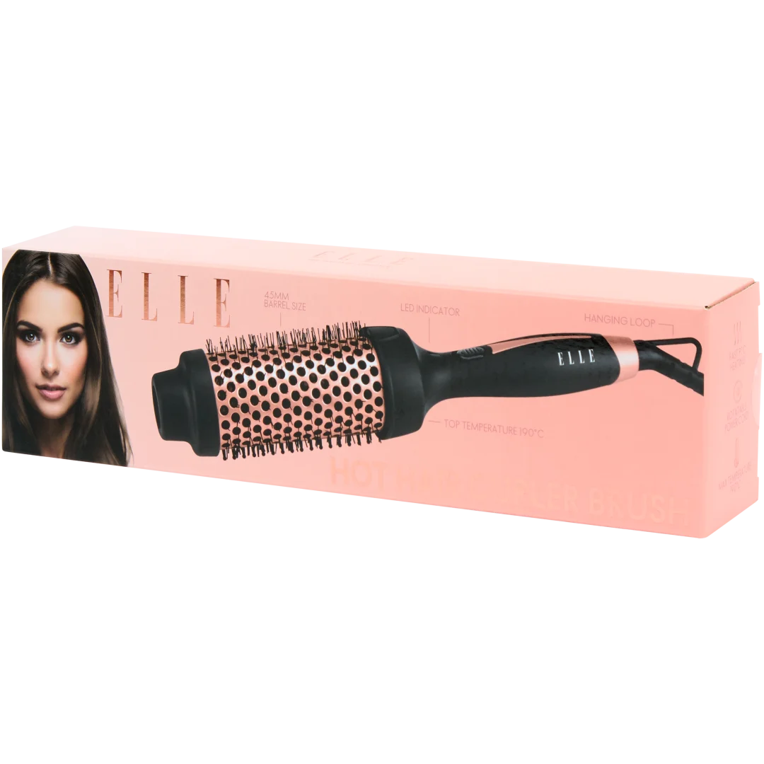 Brosse chauffante coiffante ELLE